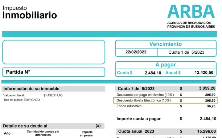 arba inmobiliario boletas anteriores - Cómo descargar un comprobante de pago de ARBA
