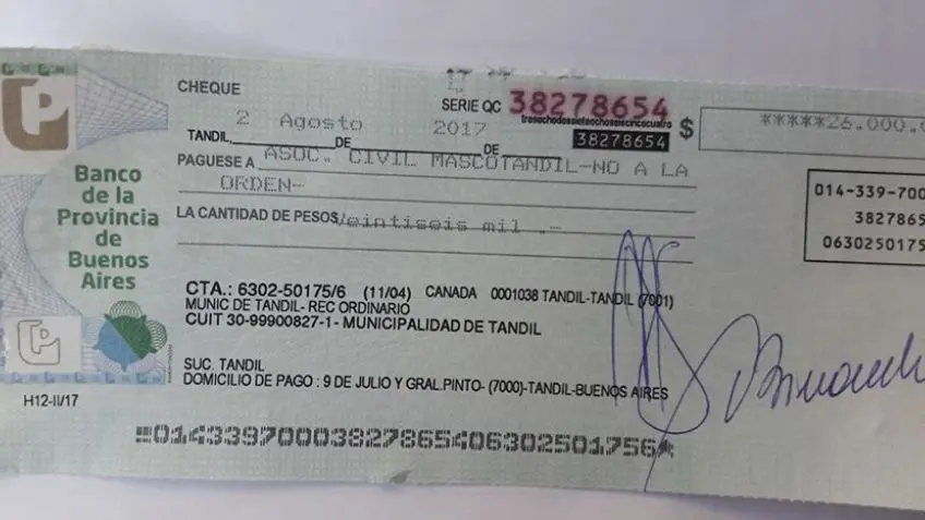 cheque para compra de inmuebles banco provincia de buenos aires - Cómo hacer un cheque Banco Provincia