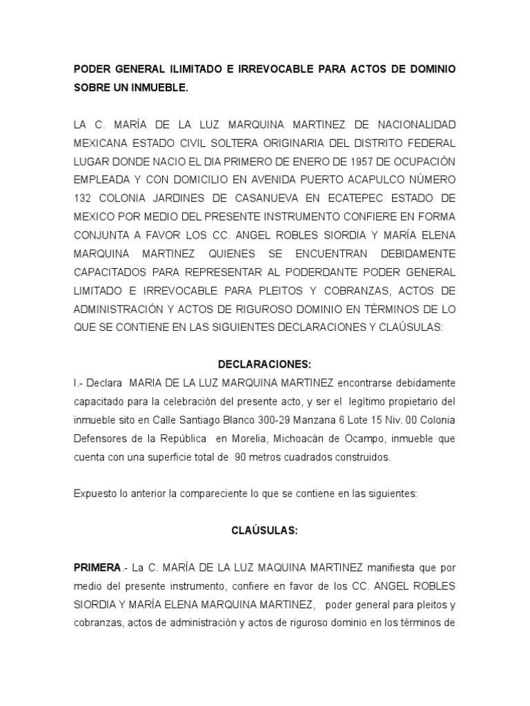 carta de poder de inmueble - Cómo hacer una carta de poder para autorizar a otra persona