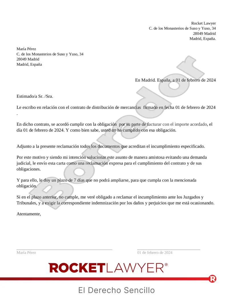 carta documento por incumplimiento de contrato de compraventa de inmueble - Cómo presentar una demanda por incumplimiento de contrato
