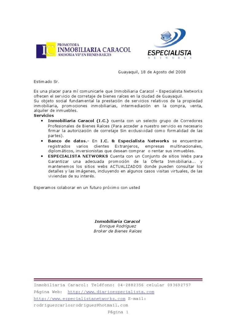 Carta de presentación de una empresa inmobiliaria: Guía completa para el éxito - Cómo redactar una carta de presentación de una empresa carta de presentacion de una empresa inmobiliaria - Cómo redactar una carta de presentación de una empresa