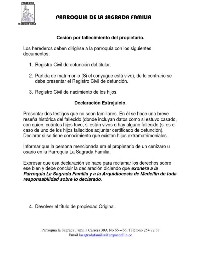como registrar un inmueble con titular familiar fallecido - Cómo registrar un familiar fallecido