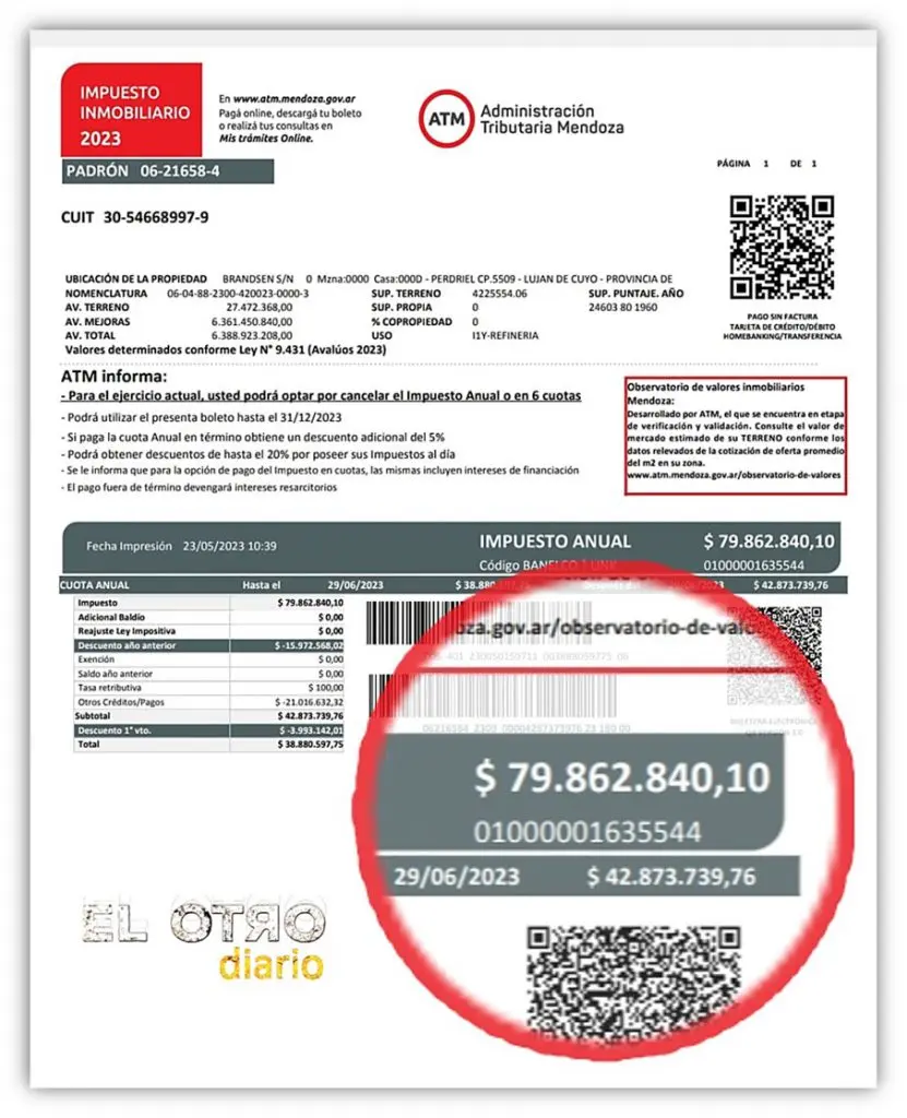 atm boleto inmobiliario - Cómo saber la deuda de atm mendoza