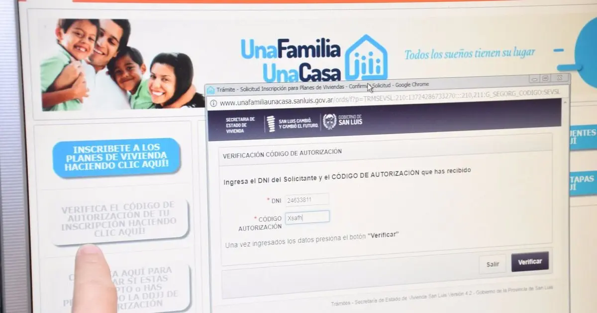 registro de la propiedad san luis - Cómo saber si estoy inscripto en las viviendas San Luis