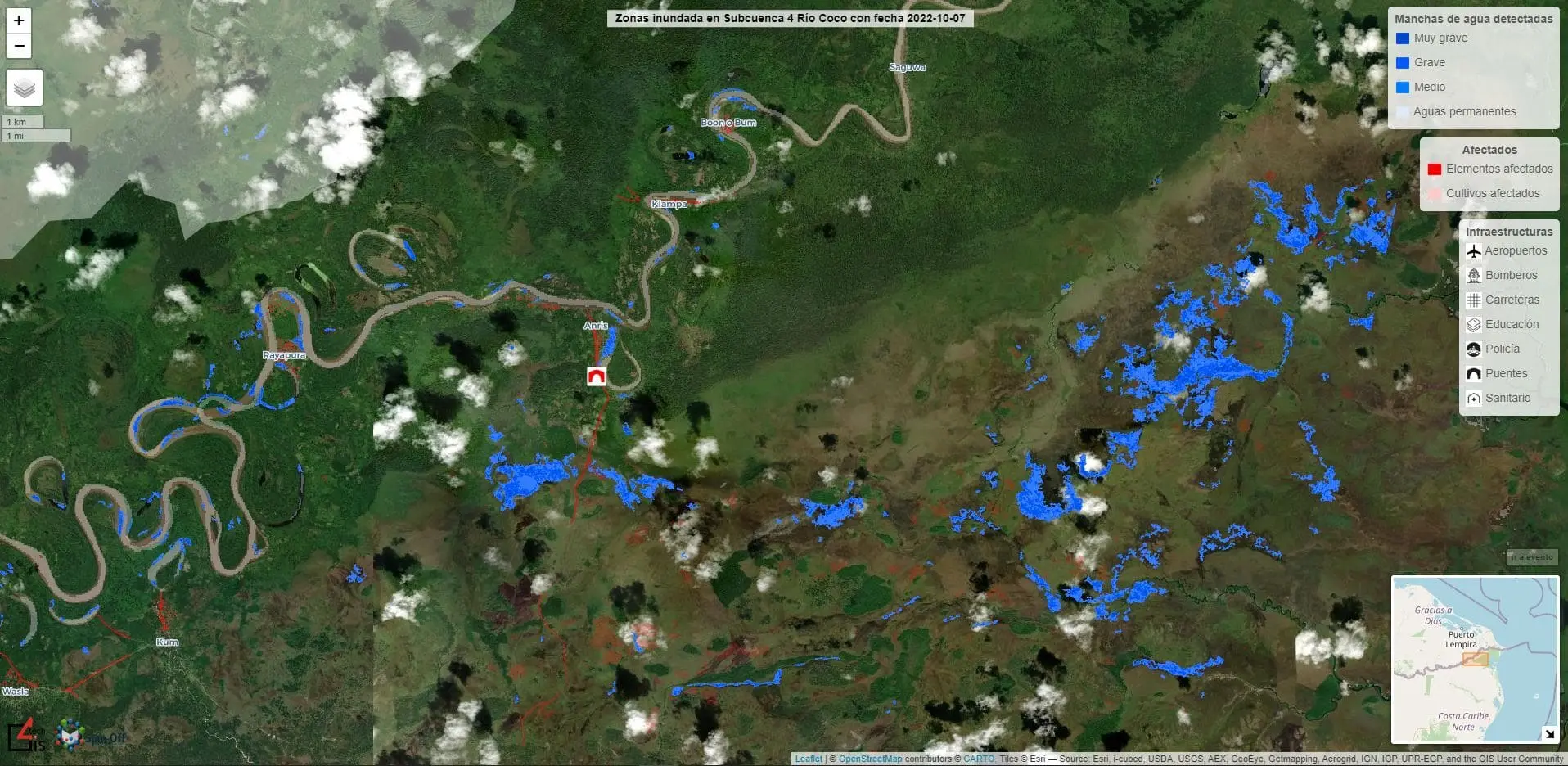 como hacer el relevamiento de un inmueble rural inundado - Cómo se monitorea una inundación