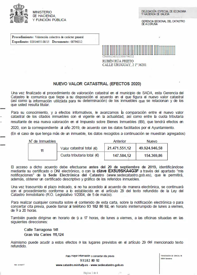 como saber que inmueble me notifica catrasto - Dónde puedo ver las notificaciones del Catastro