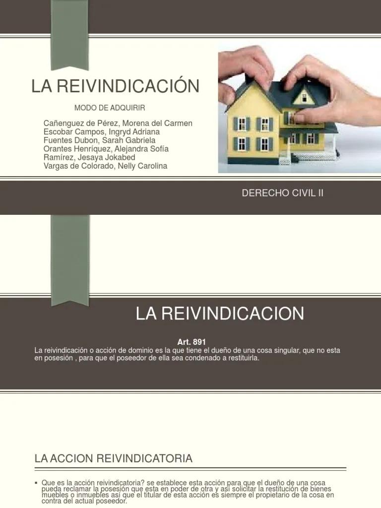 codigo civil y comercial prueba de reivindicacion de inmuebles resumen - Qué artículo habla de la reivindicación