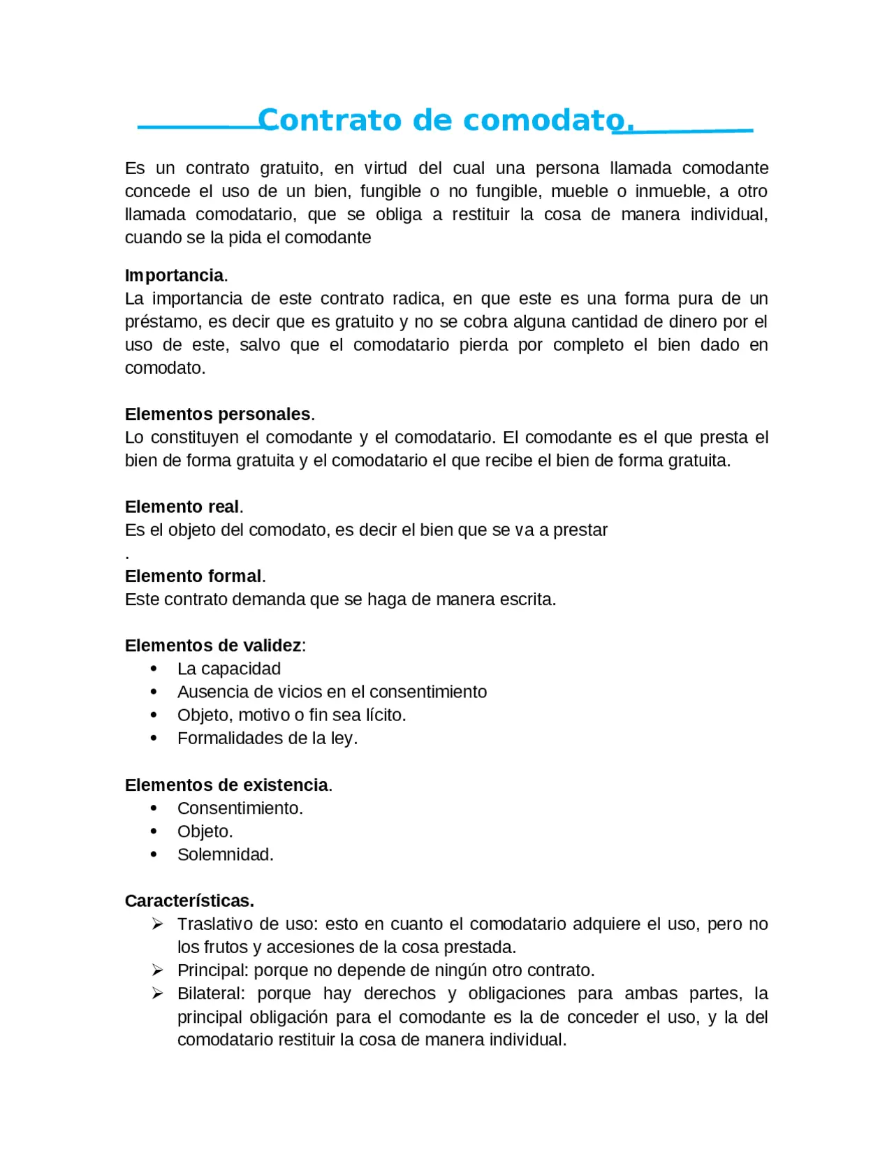 Comodato de inmueble y elementos: Guía completa - Qué debe contener un comodato comodato de inmueble y elementos - Qué debe contener un comodato