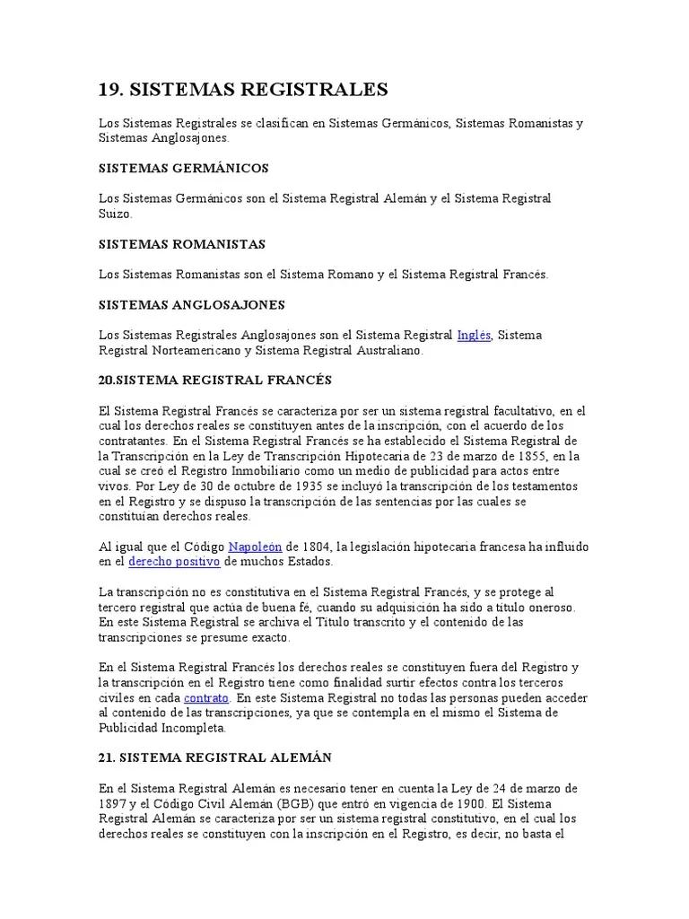 como registrar un inmueble en sistema registral - Qué tipo de sistema utiliza nuestro Registro de la Propiedad